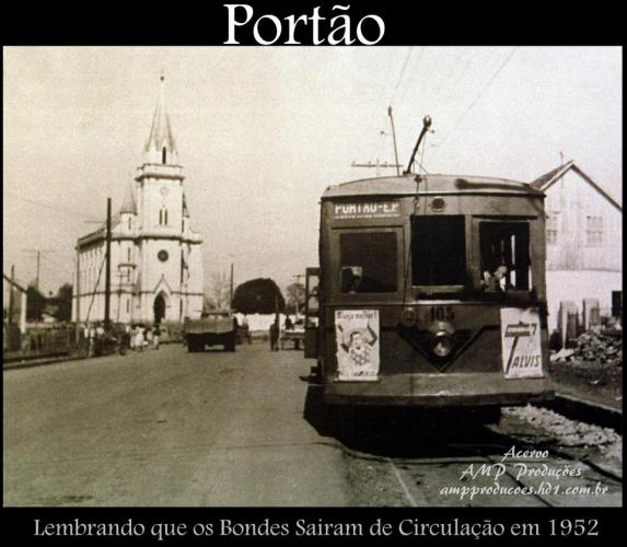 Portão Foto antiga do bairro Portão em Curitiba